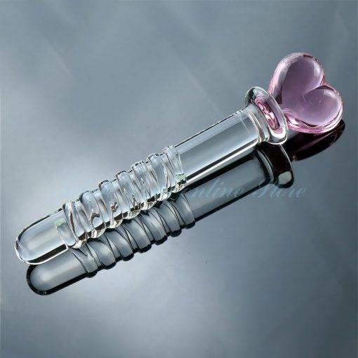 Brinquedo adulto do sexo do vibrador do vibrador do vidro de cristal bonito da estimulação anal para produtos do sexo de womengay bucha masturbação vaginal Inserção Plug anal