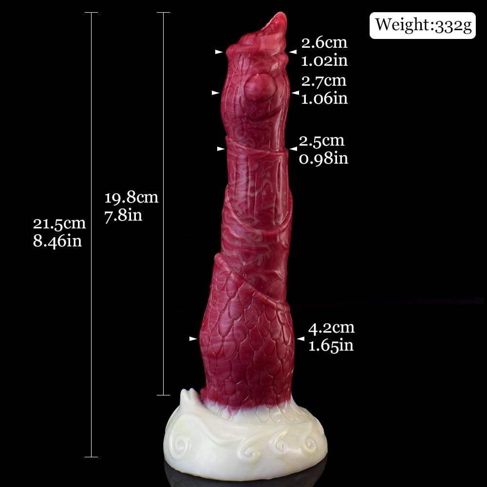 Nnsx 2022 animal nó dragão dildo com ventosa para mulher brinquedos sexy multicolorido silicone duplo headeanal plug adulto jogos 18