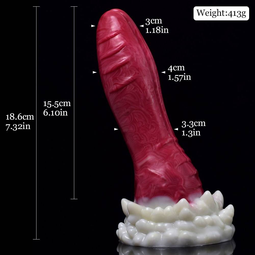 Nnsx 2022 animal nó dragão dildo com ventosa para mulher brinquedos sexy multicolorido silicone duplo headeanal plug adulto jogos 18