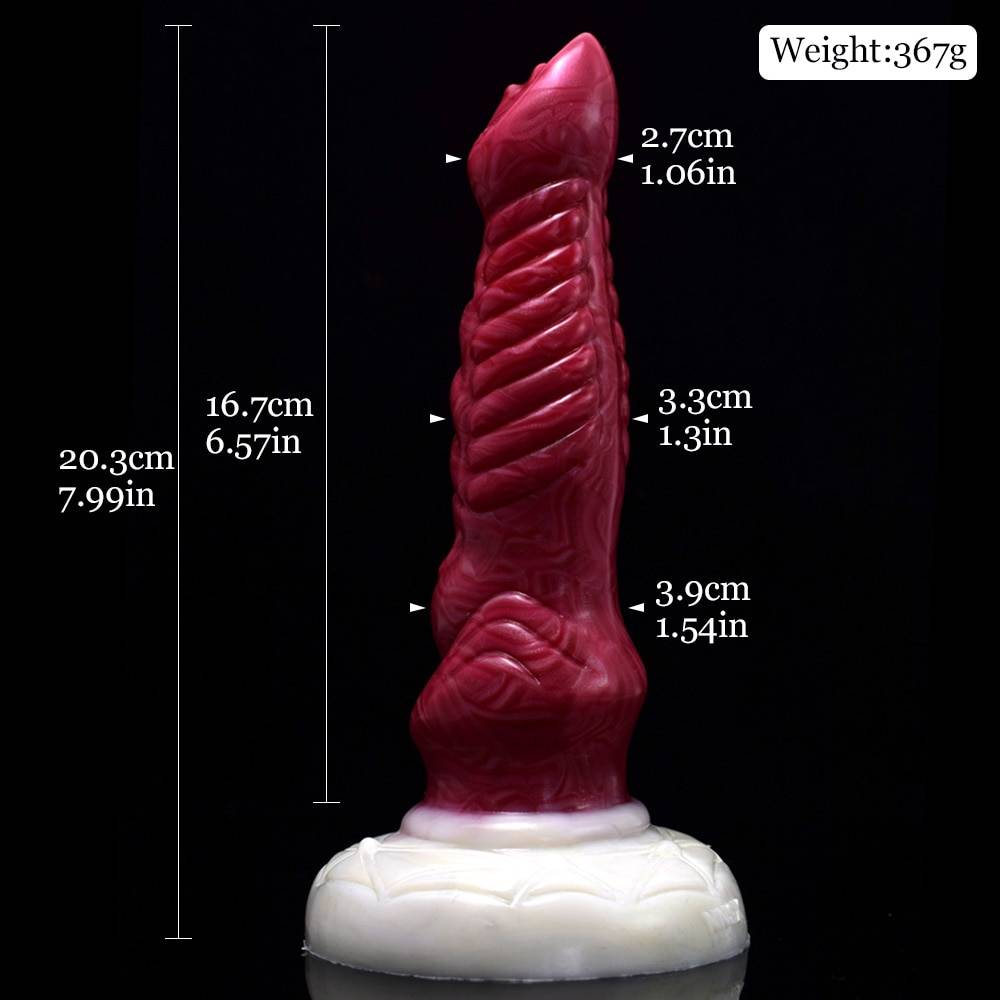 Nnsx 2022 animal nó dragão dildo com ventosa para mulher brinquedos sexy multicolorido silicone duplo headeanal plug adulto jogos 18