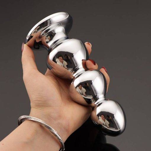 3 estilo de aço inoxidável enorme butt plug ânus estimulador brinquedos sexuais para homens mulheres gay contas de metal anal plug grande erótico adulto produto Inserção Plug anal