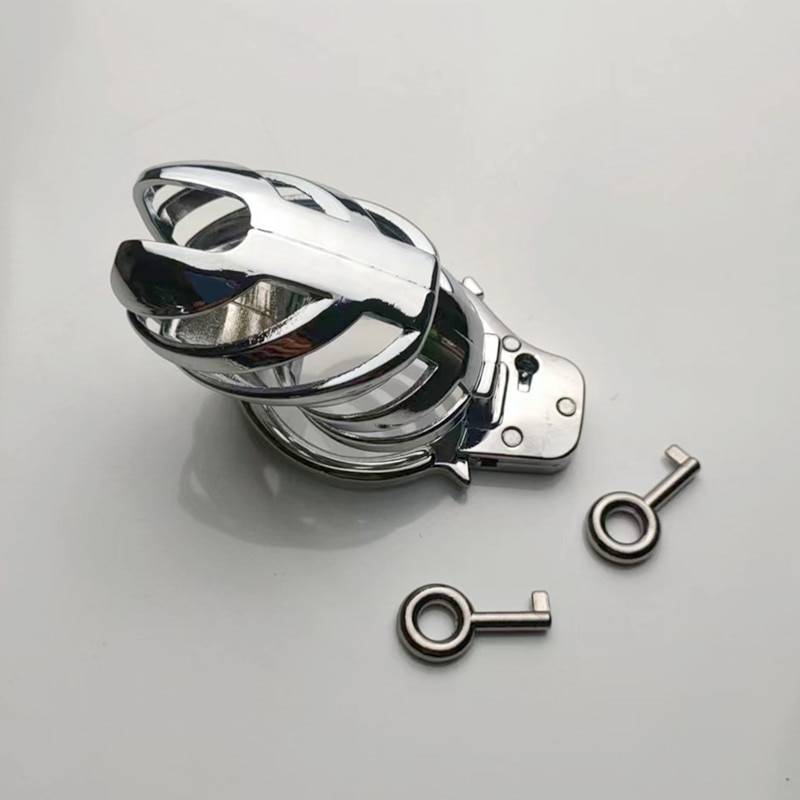 Anel de penis ajustável gaiola de castidade metal masculino dispositivo de castidade evitar masturbação erótico sex shop produtos bd brinquedos sexuais para homem