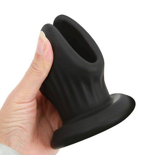 Brinquedo sexual com dildo para mulheres, plugue anal oco para bumbum, dilatador anal, brinquedo de limpeza, túnel de lavagem Inserção