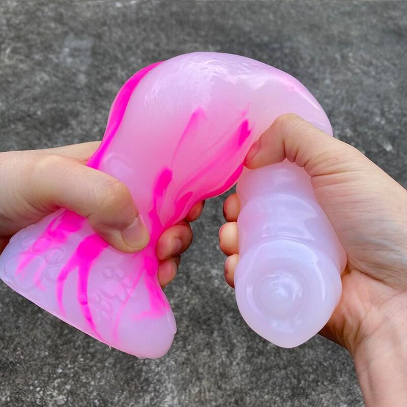 Enorme grosso cão vibrador macio silicone pênis grande pau phallus adulto sex shop brinquedo para as mulheres do sexo feminino masturbador ventosa anal brinquedos