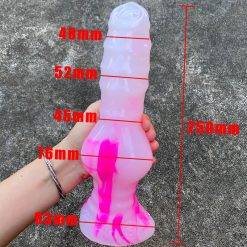 Enorme grosso cão vibrador macio silicone pênis grande pau phallus adulto sex shop brinquedo para as mulheres do sexo feminino masturbador ventosa anal brinquedos Inserção