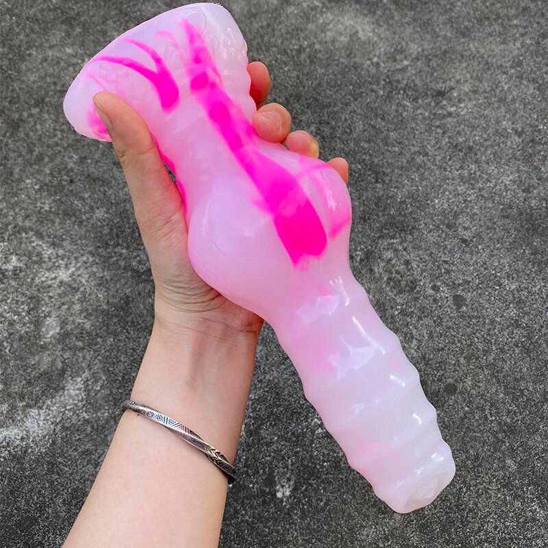 Enorme grosso cão vibrador macio silicone pênis grande pau phallus adulto sex shop brinquedo para as mulheres do sexo feminino masturbador ventosa anal brinquedos