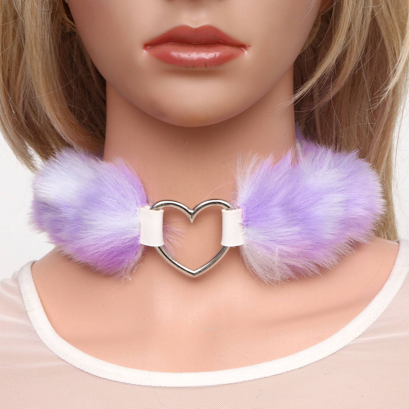 Lolitas de cuello para mujer, gargantilla de corazón de encaje Vintage hecha a mano para mujer, Collar gótico con lazo y campana, accesorios