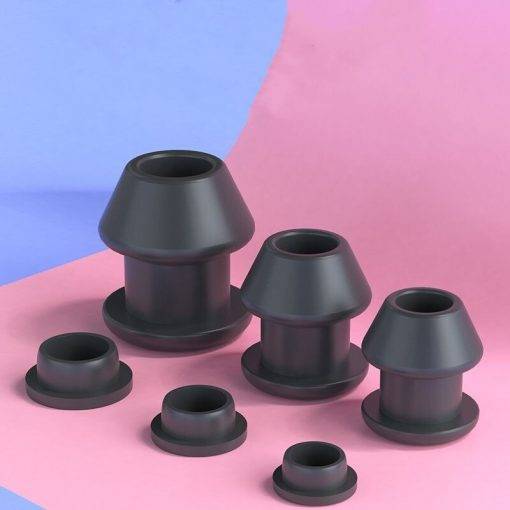 3 pçs portátil de viagem bidé silicone preto pessoal limpeza douche enema chuveiro s + m l Inserção