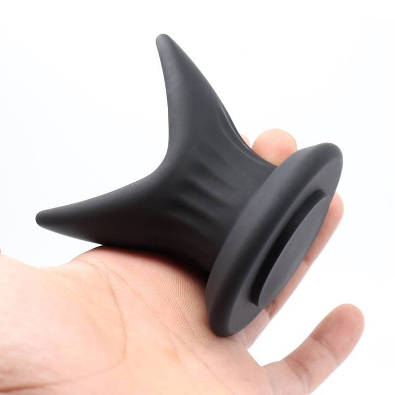 1pc anal douche bidé apressado chuveiro portátil enema de limpeza silicone preto anal limpeza but plugues torneira