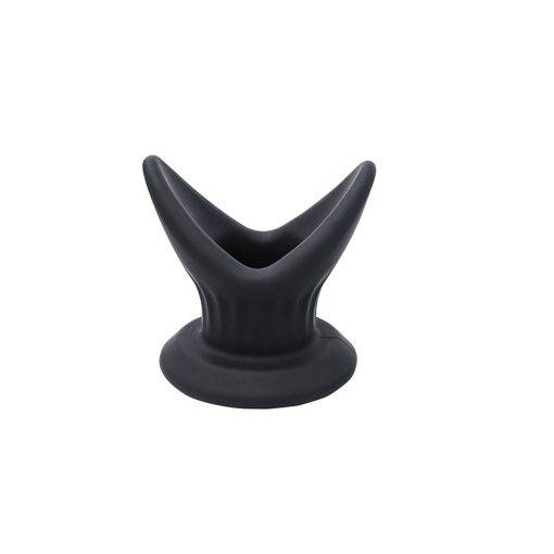 1pc anal douche bidé apressado chuveiro portátil enema de limpeza silicone preto anal limpeza but plugues torneira Inserção