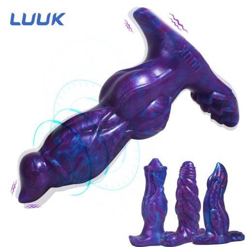 Monster Dildo Vibrador Luuk Big Cock Inserção Consolo Vibradores