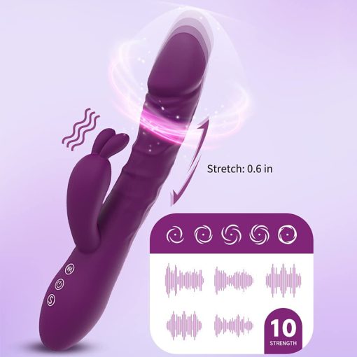 Super poderoso g-ponto coelho vibrador para mulher clitóris estimulador vibrador vibratório feminino massageador sexo brinquedos bens para adultos 18 Vibradores