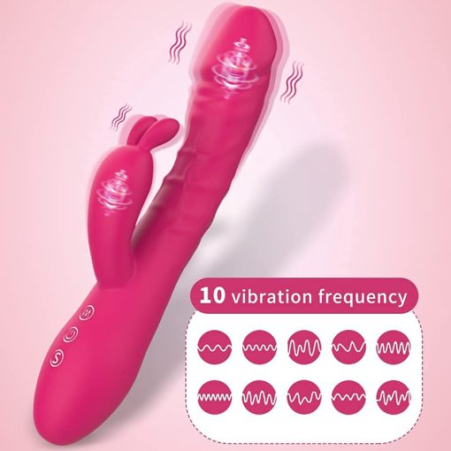 Super poderoso g-ponto coelho vibrador para mulher clitóris estimulador vibrador vibratório feminino massageador sexo brinquedos bens para adultos 18 Vibradores