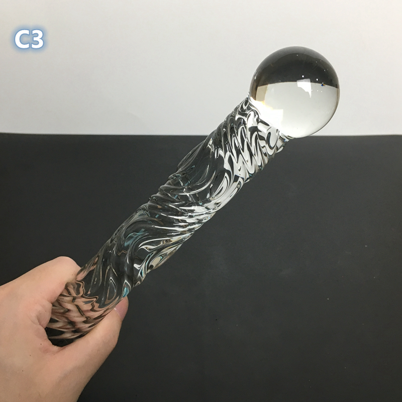 Cristal vibrador de couro real flogger pênis de vidro chicote de sexo g-ponto anal grânulo ferramentas de couro restrições bdsm sexo adulto jogos