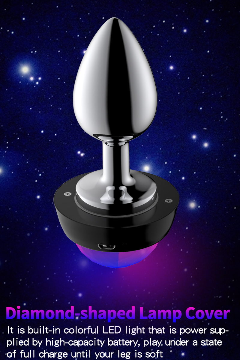 Bola anal de aço controle de música led luz buttplug metal espéculo sexo  jogos para o par buceta buceta buceta buceta engraçado brinquedos sexy -  Chastity