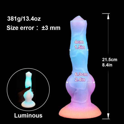 Brinquedos de sexo anal vibrador luminoso para mulher homem cavalo brilhante vibradores falso pênis enorme dragão monstro vibrador bunda plug adulto suprimentos Dildo Realista Masturbador Anal Brinquedos Sexuais Vibradores