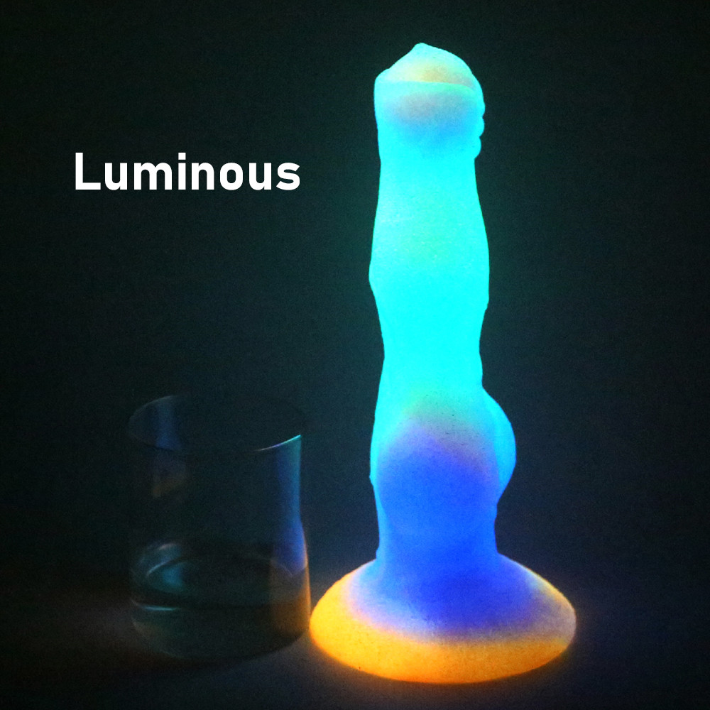 Brinquedos de sexo anal vibrador luminoso para mulher homem cavalo brilhante vibradores falso pênis enorme dragão monstro vibrador bunda plug adulto suprimentos Dildo Realista Masturbador Anal Brinquedos Sexuais