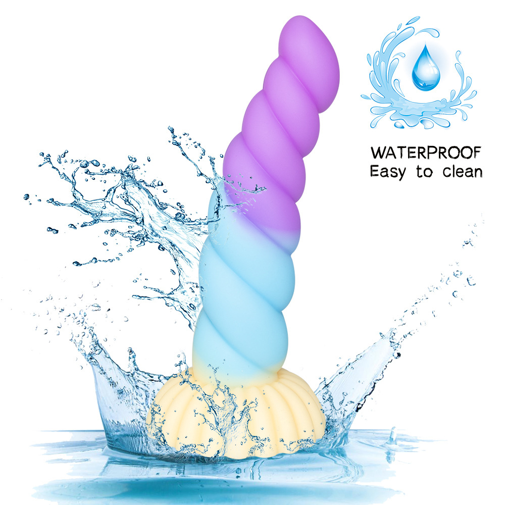 Cute New Luminous Dildo Brinquedos Sexuais Anal para Mulheres Homens Coloridos Glowing buttplug Big Dildos Masturbador Feminino Butt Plug Adult Toy