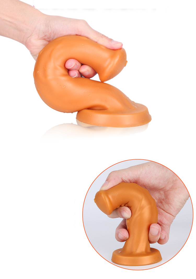 Dildo anal de silicone enorme para mulheres e homens, Big Butt Plug, Estimulador de Ponto G, Brinquedos Sexuais, Novo, Sex Shop