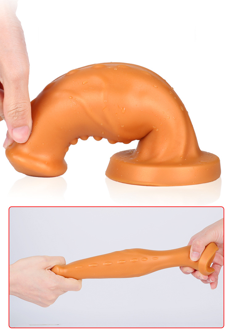 Dildo anal de silicone enorme para mulheres e homens, Big Butt Plug, Estimulador de Ponto G, Brinquedos Sexuais, Novo, Sex Shop