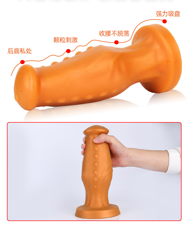 Dildo anal de silicone enorme para mulheres e homens, Big Butt Plug, Estimulador de Ponto G, Brinquedos Sexuais, Novo, Sex Shop