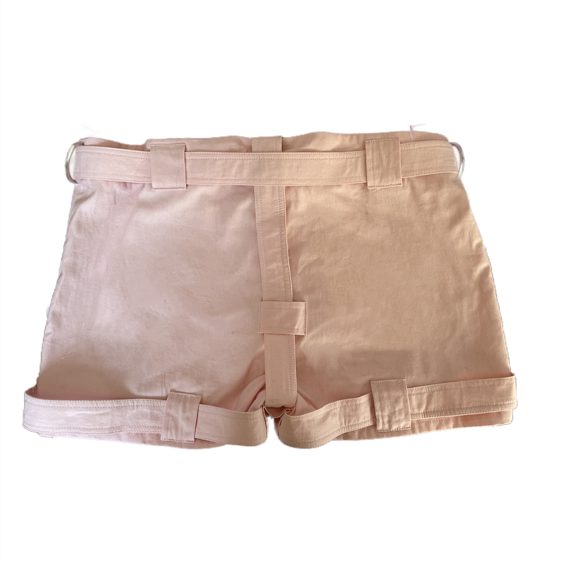 Abdl/ddlg travando shorts de castidade roupa interior bondage lockable capa calças anti remoção fralda