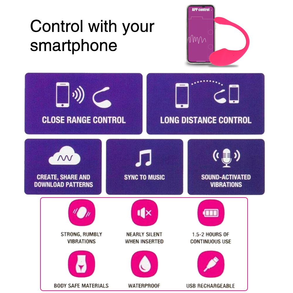 Controle Remoto APP Vibrador para Mulheres, Vibrador Bluetooth, Feminino Wearable Dildo, Máquina de Sexo, Smartphone Controlado