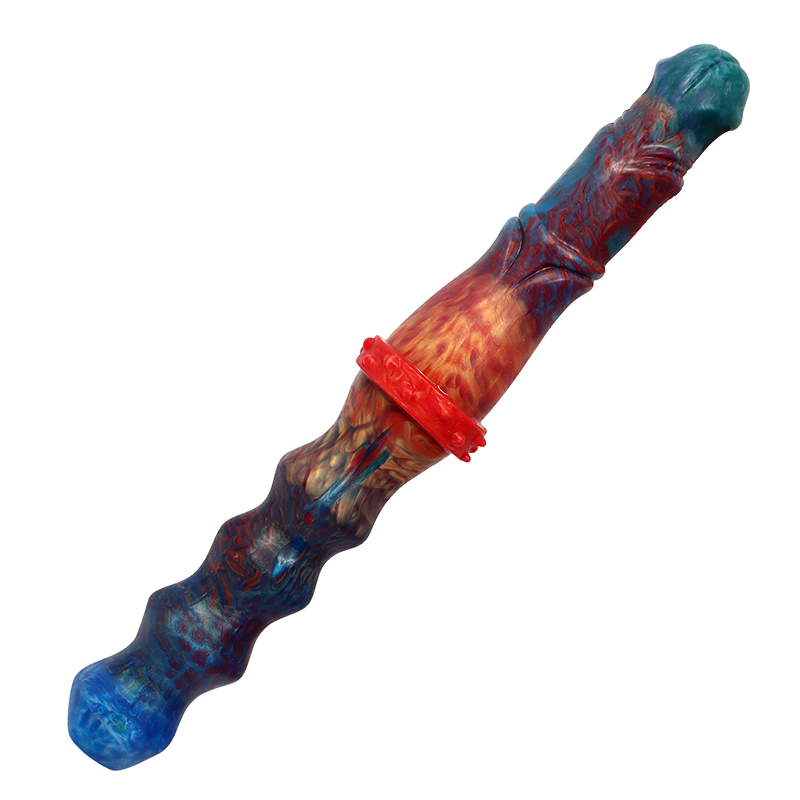 Smmq cor mistura duplo dildo cavalo pau quatro contas plugue anal líquido silicone macio brinquedo do sexo para casais ânus masculinos jogo erótico