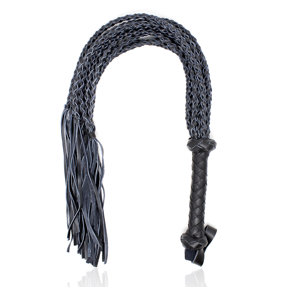 Whip-chicote de couro legítimo, ferramenta para treino equ, equitação, cavalo