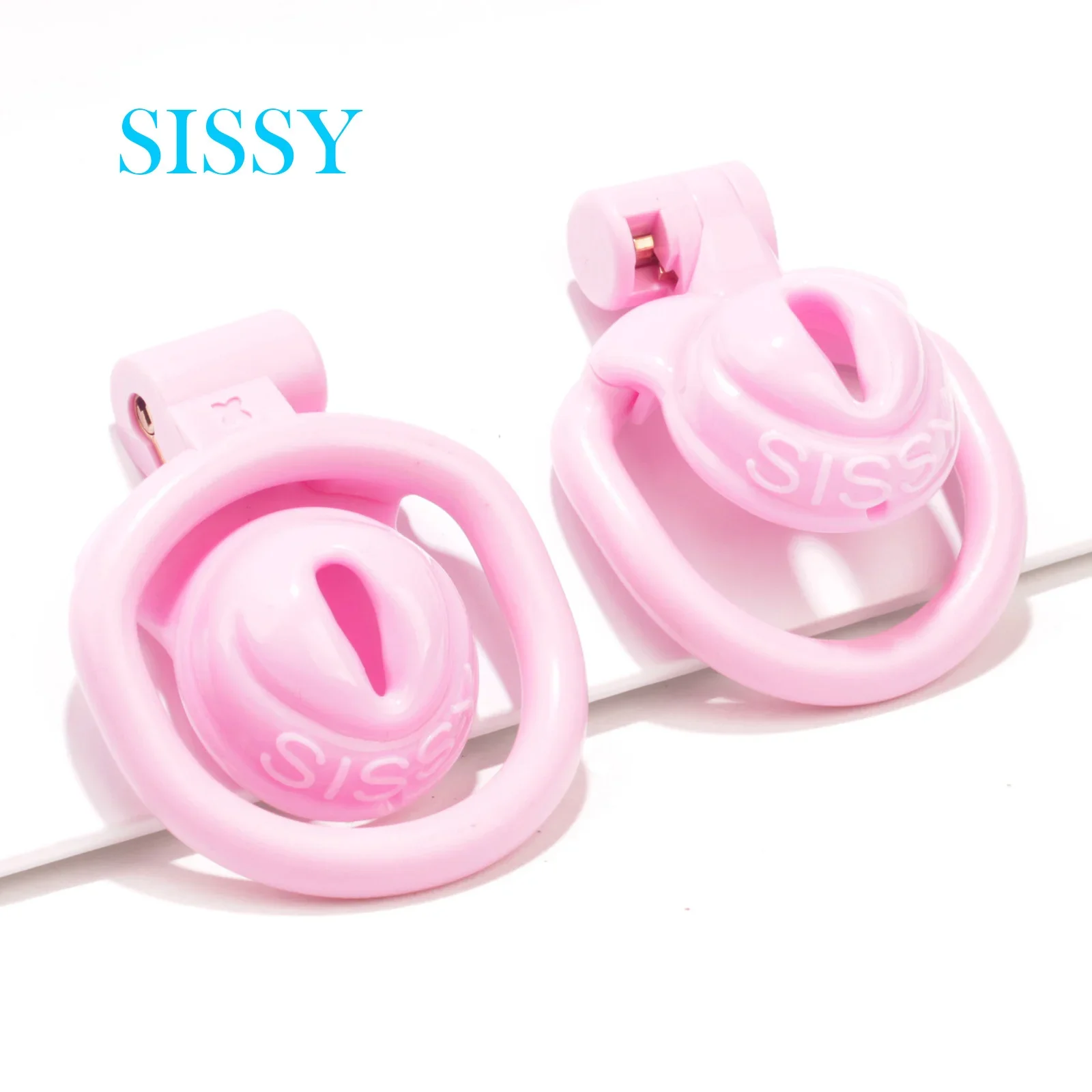 Sissy Male Chastity Cage Bdsm Chastity Device Penis Ring 정조대 Cock Cage Penis Lock Innie/Micro Pink Chastity Belt Gay Sex Toys18+