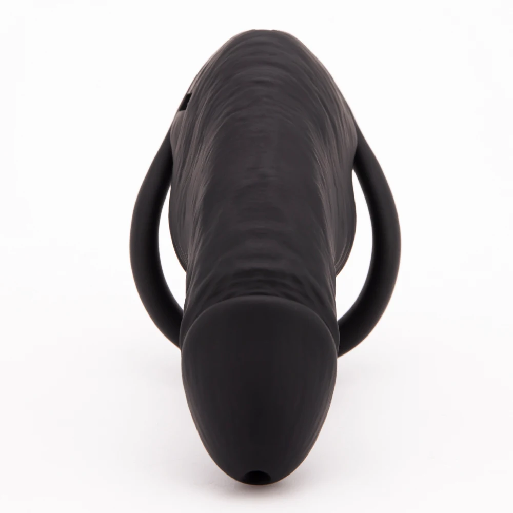 New Black Skin Touch Simulation Penis Chastity Cage With 3 Rings Set Male Print Lightweight Cock Cage Kit BDSM Sex Toys For Men