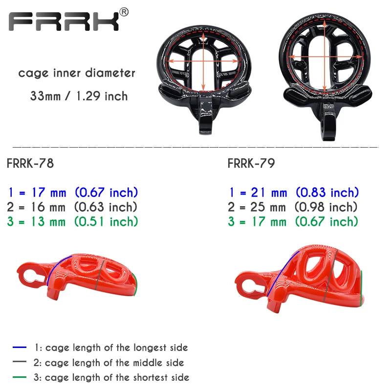 Gaiola de castidade masculina da resina de frrk com 4 anéis do pênis do galo uso a longo prazo leve 3d bondage dispositivo brinquedos sexuais confortáveis loja