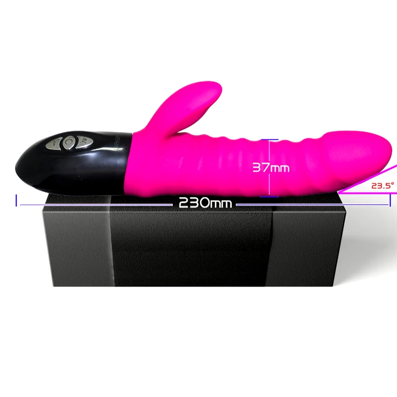 Leten-Vibrador de aquecimento magnético empurrão para mulheres, ponto de pulso eletromagnético, brinquedos clitorianos Sex Wand, Sex Toys para o orgasmo