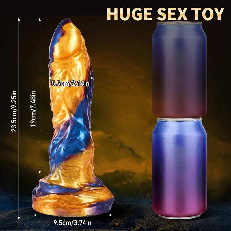 Dildo Empurrante de Controle Remoto para Mulheres, 7 Modos, Vibrador Anal Grosso Enorme, Vibrador Monstro, Ventosa Penis, Brinquedos Sexuais