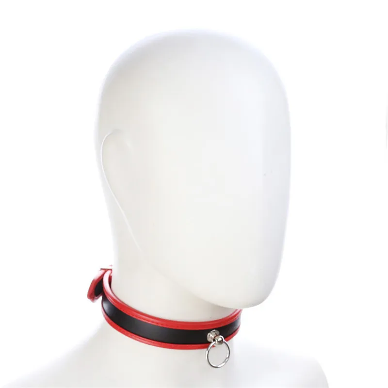 Colar Gargantilha de Couro Metal para Mulheres, Colar Escravo Bondage, Chocker Gótico, Anime Cosplay, Acessórios Jóias, Presente para Meninas