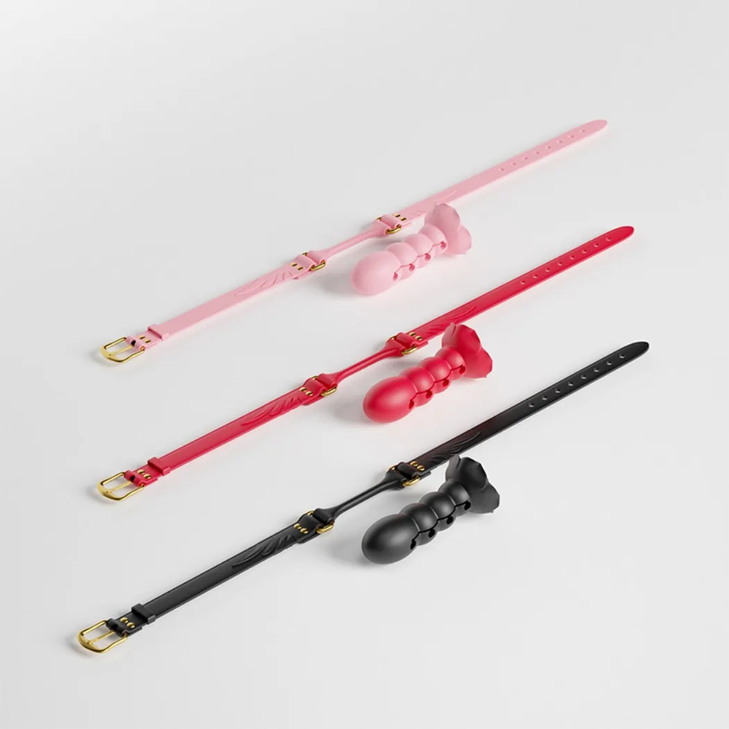 Ajustável Rose Plug Oral para Casais, Bondage Boca Bola, Boca Aberta Mordaça, Jogos para Adultos, Eróticos Flertando Sex Toys, 4 Posições, Novo, 2022