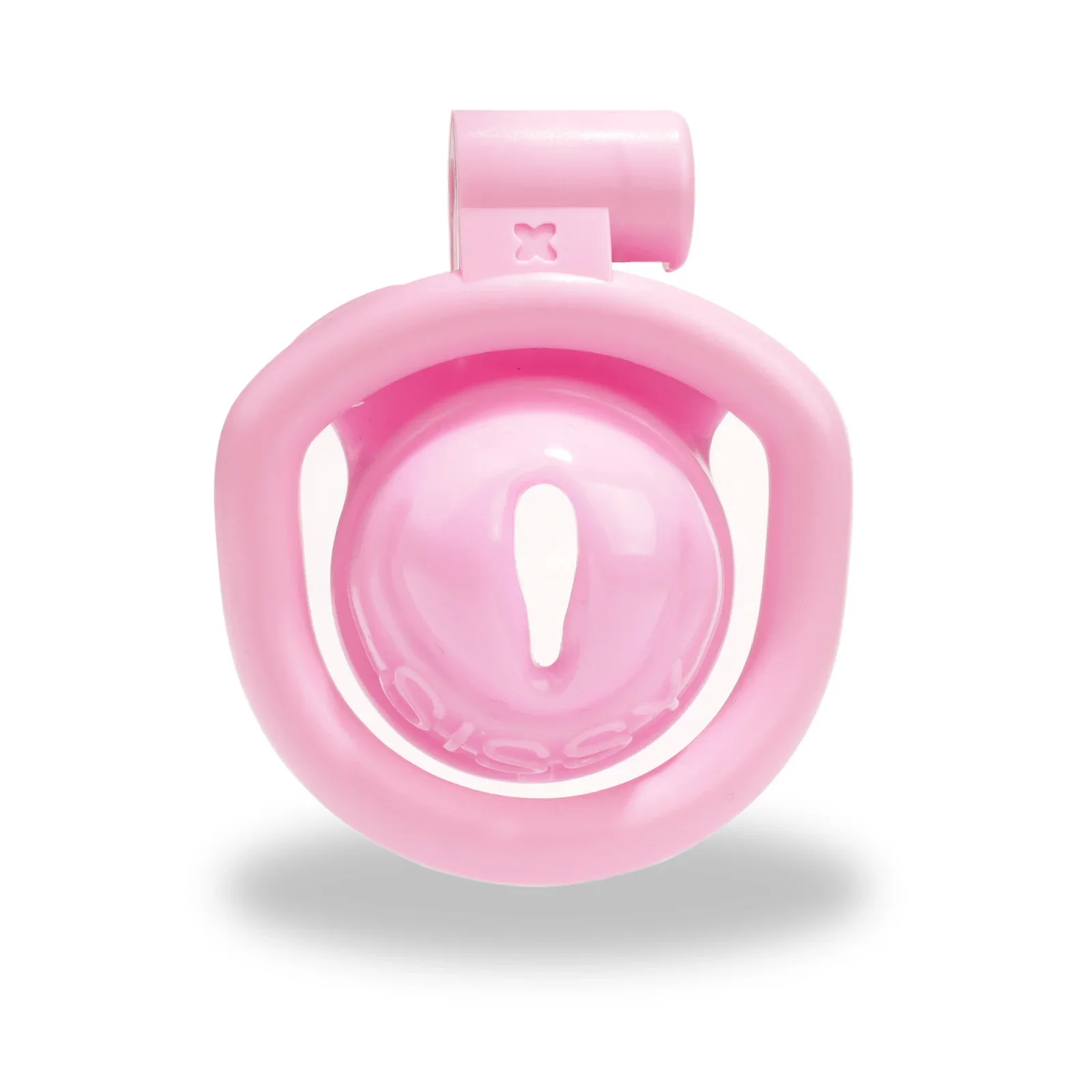 Bonito Sissy Chastity Cage para Masculino, Penis Binding Device, Negative Pink Chastity Lock, 4 Anéis Strap, Adulto Sex Toys, Novo