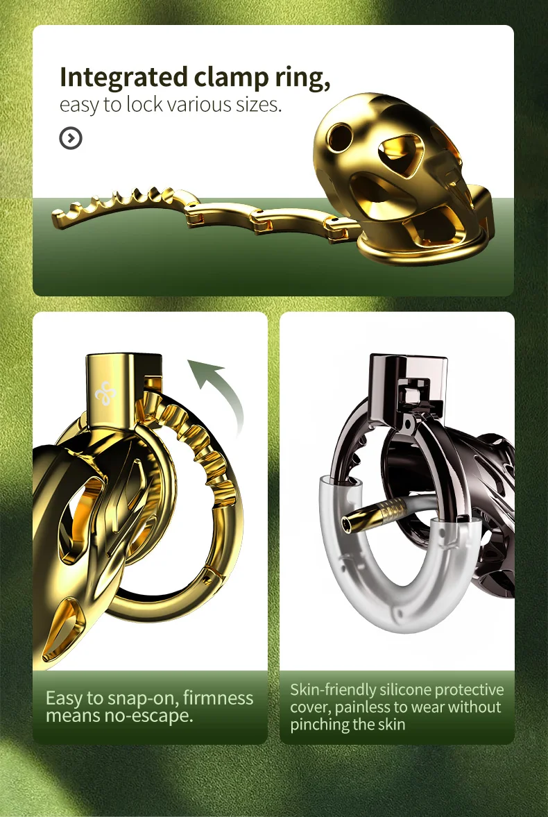 Metal Chastity Cage para Masculino, Dispositivo de castidade anti-trapaça com cateter uretral, Abstinência Bondage, Cock Cage, Brinquedos eróticos para adultos