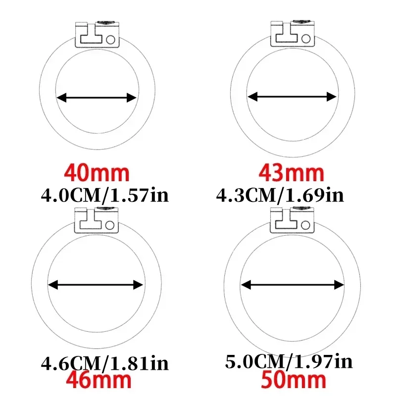 Mini Sissy Chastity Cage para Homem, Dispositivos BDSM, Anéis Penis, Gaiola Galo, Bondage Slave, Controle Escravo, Bondage, Sex Toys for Men, 4 Tamanhos