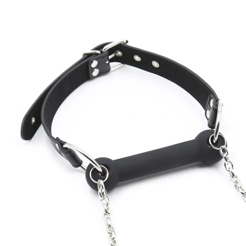 Bondage para casais bdsm, brinquedos sexuais de osso e silicone, com corrente de metal, dramatização, brinquedos de flertar