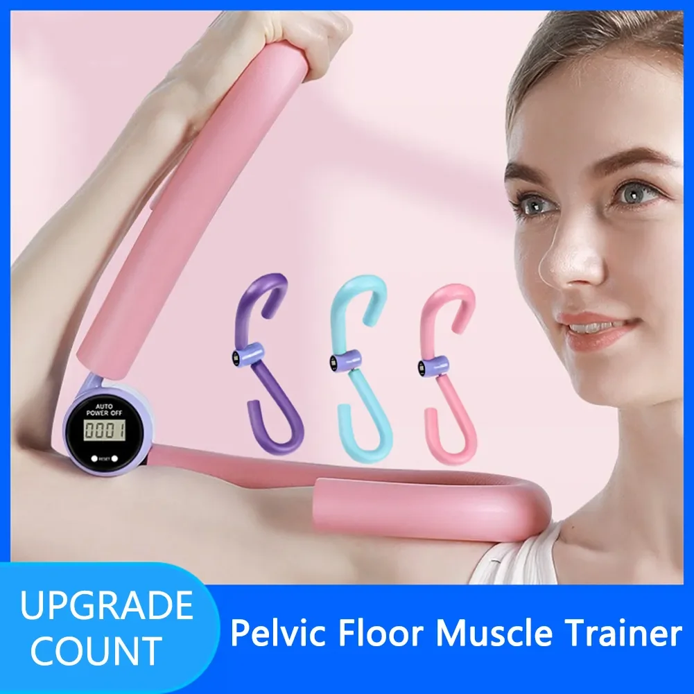 Digital Counter Hip Trainer Leg Trainers Pelvic Floor Muscle Strength Adjustable Leg Exerciser Inner Thigh Fitness Equipment