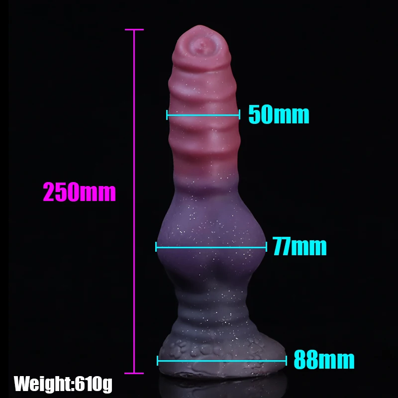 Dildo grosso Kont Dog para mulheres, Pênis macio de silicone, Ventosa, Big Sexy Dick, Falo, Adult Sex Shop, Brinquedos anais femininos, 18, 2023