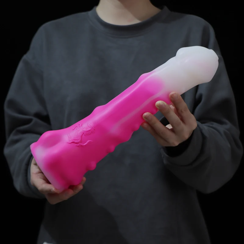 Cavalo grosso e longo elemento pênis, monstro enorme, vibrador anal, pau falso, animal com ventosa, brinquedos sexuais para mulheres e homens, 18 +