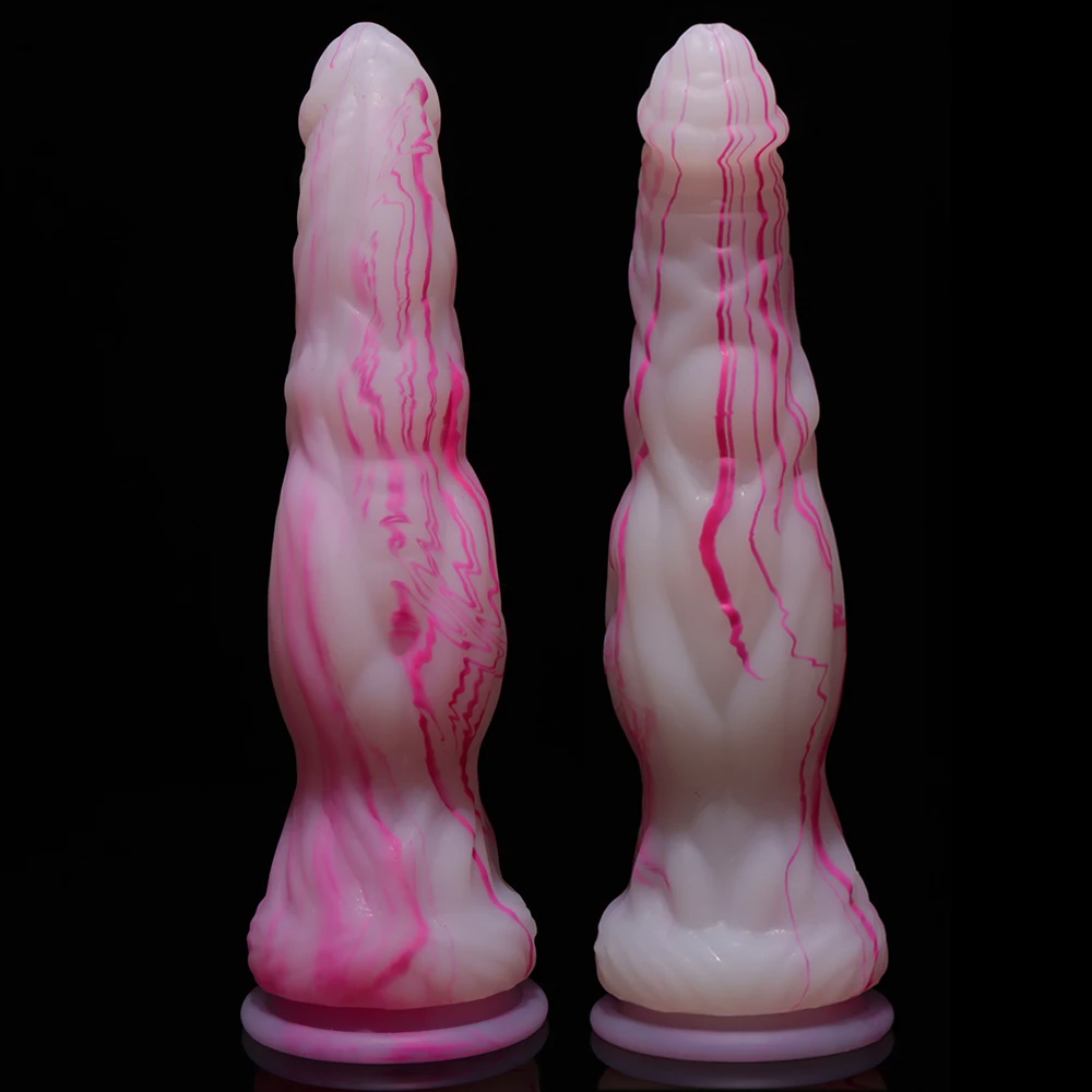 Novo pênis grande de silicone líquido para homens e mulheres, brinquedo sexual realista com dildo massageador de animais