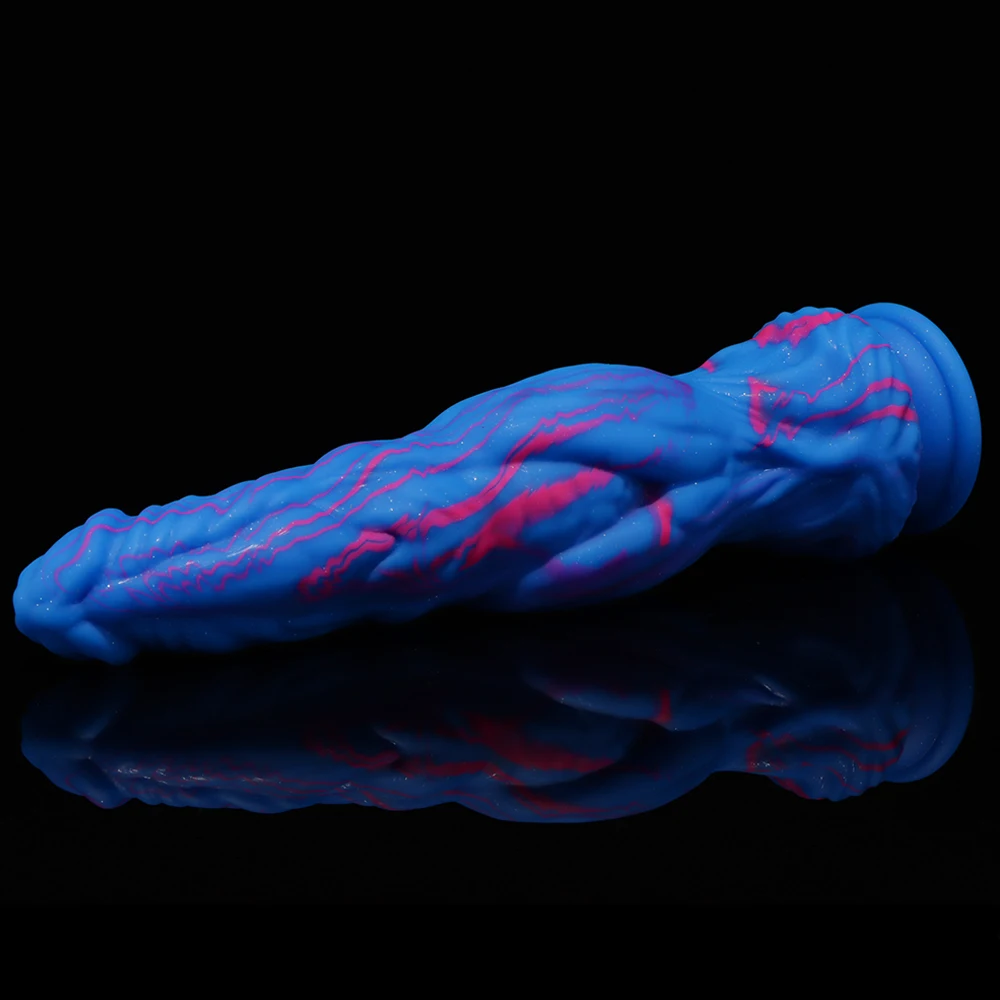 Novo pênis grande de silicone líquido para homens e mulheres, brinquedo sexual realista com dildo massageador de animais