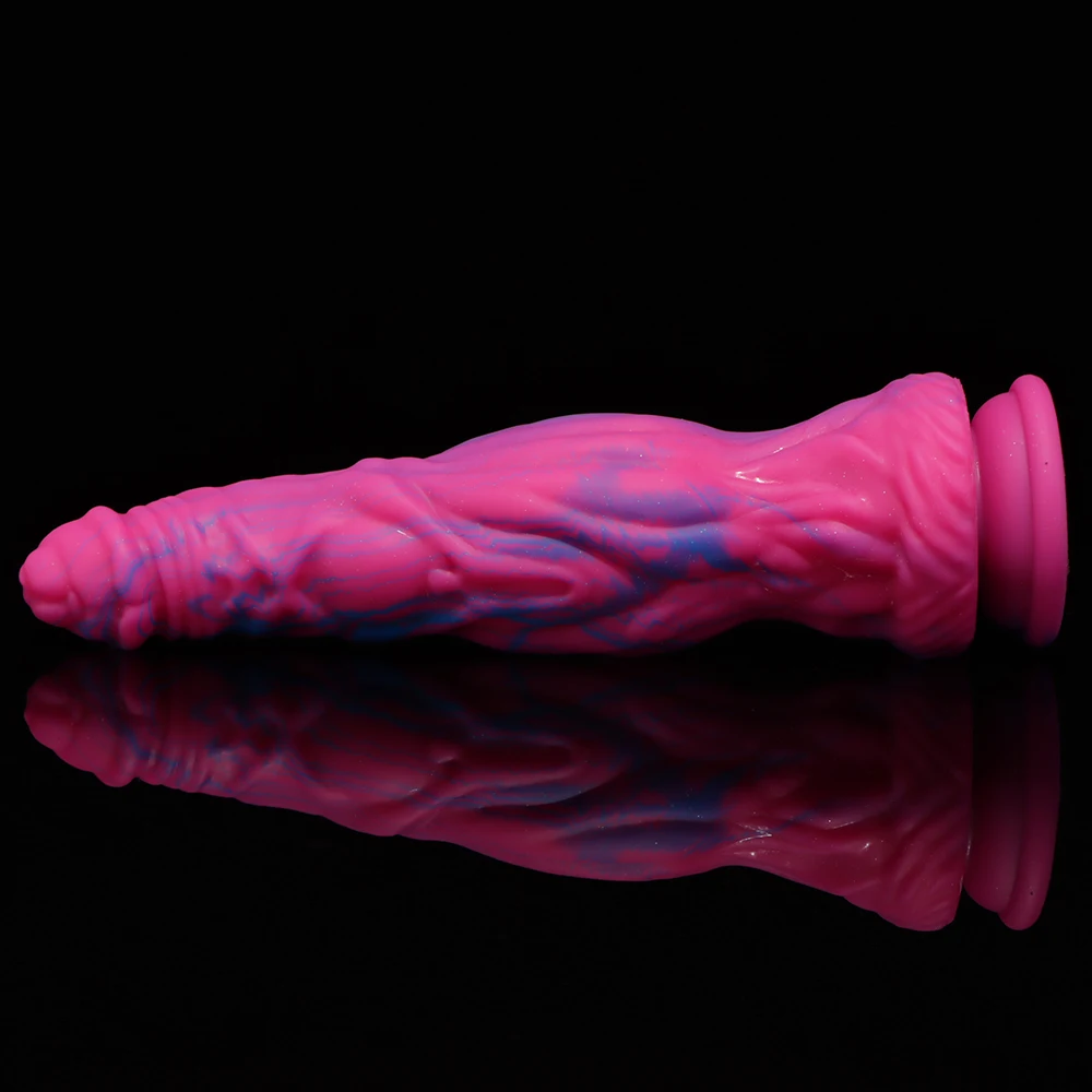 Novo pênis grande de silicone líquido para homens e mulheres, brinquedo sexual realista com dildo massageador de animais