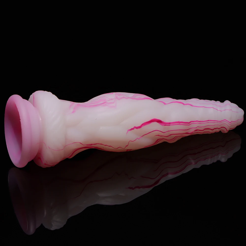 Novo pênis grande de silicone líquido para homens e mulheres, brinquedo sexual realista com dildo massageador de animais