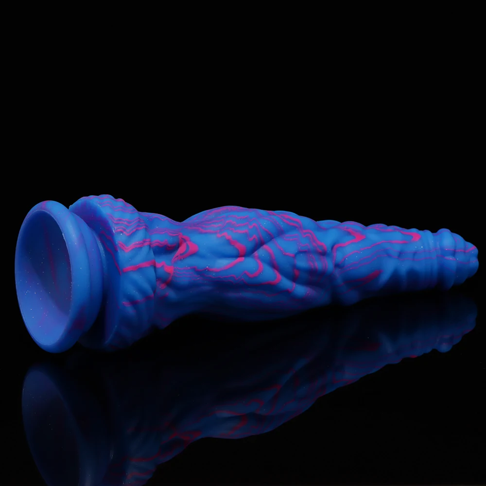 Novo pênis grande de silicone líquido para homens e mulheres, brinquedo sexual realista com dildo massageador de animais