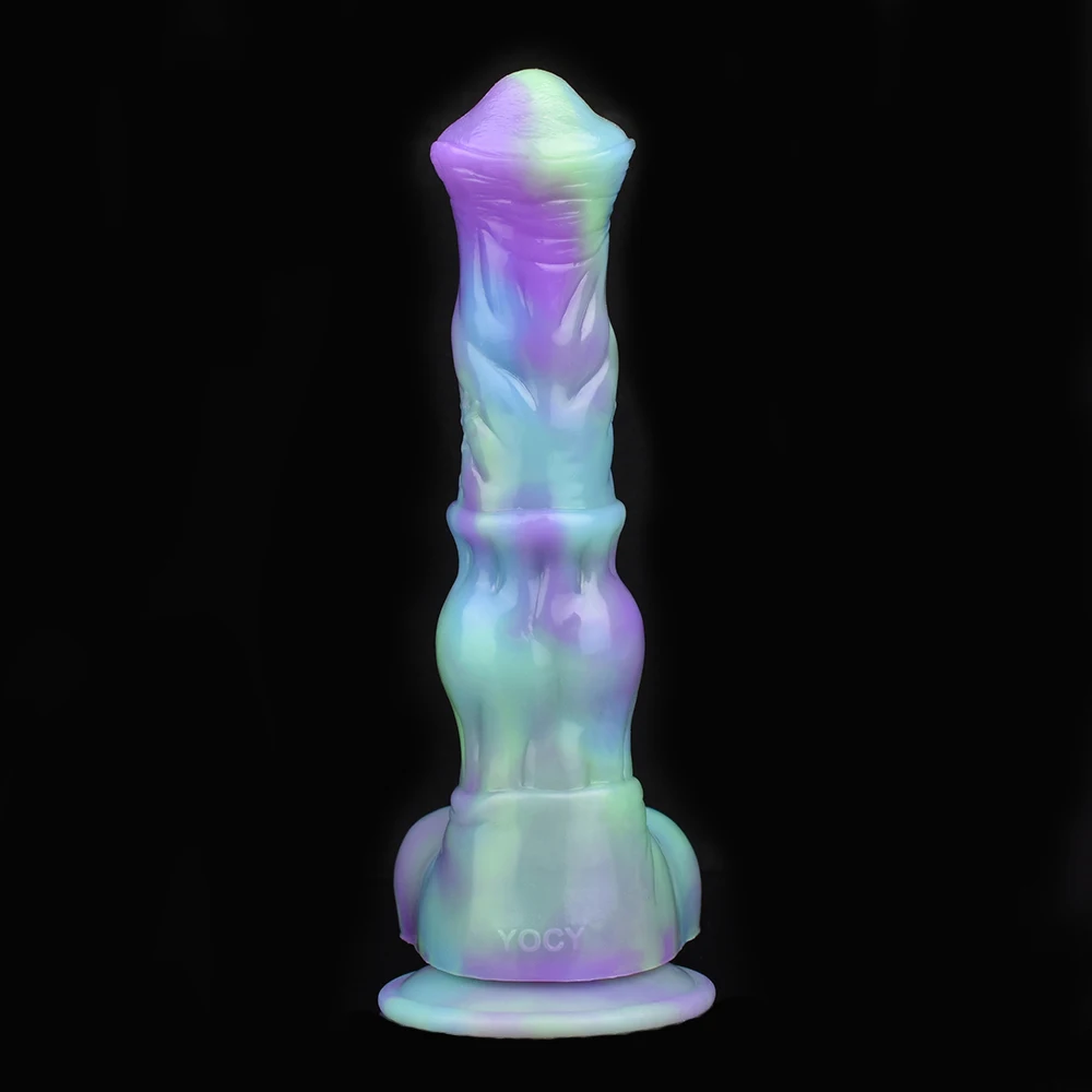 Dildo de Cavalo Realista para Mulheres e Homens, Pênis Animal Enorme, Brinquedo do Sexo de Silicone, Anal Plug com Ventosa, 9,8 in