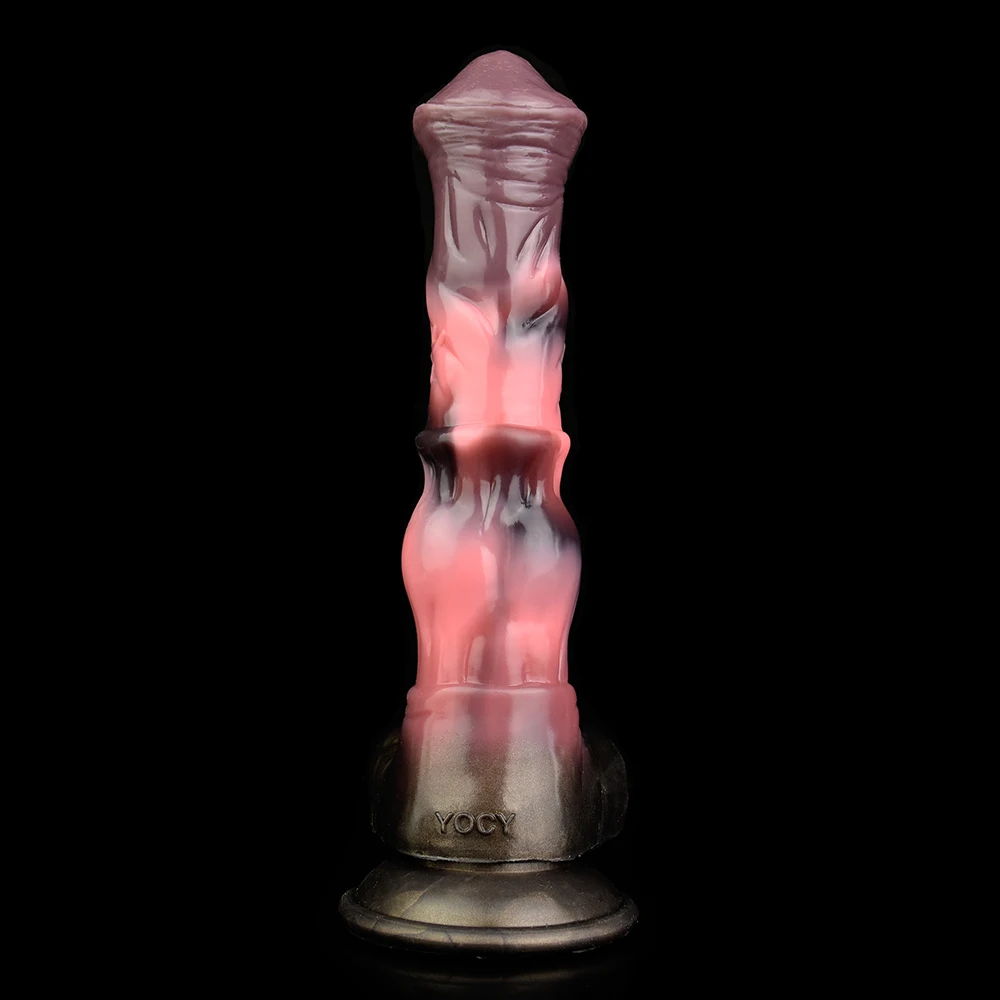 Dildo de Cavalo Realista para Mulheres e Homens, Pênis Animal Enorme, Brinquedo do Sexo de Silicone, Anal Plug com Ventosa, 9,8 in